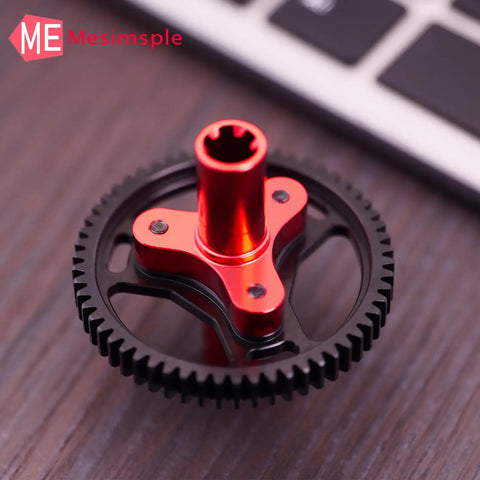 58T Steel Slipper Clutch Spur Gear Beefed Up For Arrma 1x10 And 1x8 Scale RC Trucks Red Hardened 40CrMo Alloy