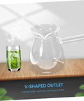 Thickened Glass Turkish Coffee Pot 16 Oz Borosilicate Teapot with side handle, V-shaped outlet on wooden surface