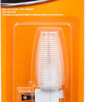 Night Light Wall Plug In With On Off Switch Warm White UL Listed 120V 4W Two Pack Easy Plug In For Hallways Bathrooms Bedrooms And Kitchens With Crystal Clear Housing For Safe Nighttime Guidance in packaging