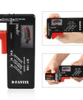 Compact Universal Battery Tester For AA AAA C D 9V And Button Cell Batteries BT 168 Pocket Sized Home Battery Checker