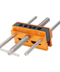 Self Centering Dowel Jig For Boss Level Hole Alignment In Woodworking, Sizes 1/4 3/8 5/16 7/16 or ", Drill Guide With 6 Bushings