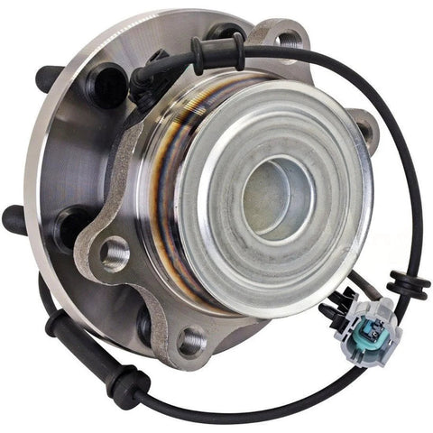 Close-up of wheel bearing hub kit Frontier Pathfinder 2005-2015 for smooth ride and easy DIY installation.
