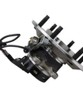 Side view of a Front Left Wheel Hub And Bearing Assembly For 2004 2008 Chevrolet Colorado And GMC Canyon 4WD Plus 2006 2008 Isuzu I 350 And 2007 2008 Isuzu I 370 Durable Replacement Part with studs and ABS wiring visible.