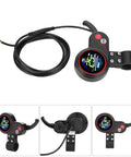 No Fuss 36V And 48V 350W Brushless Dc Motor Controller With Bright LCD Screen, electric bicycle throttle.