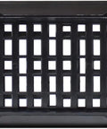 Dope 4x10 Floor Vent Cover With Adjustable Damper Lever In Rubbed Bronze, Decorative Air Register For Home Vents, Oversized Faceplate