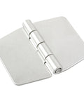 4 Pack 304 Stainless Weld On Hinges Without Holes 60x74x2mm 280 Degree Rotatable Heavy Duty Steel Butt Hinge For Electrical Boxes Cabinets