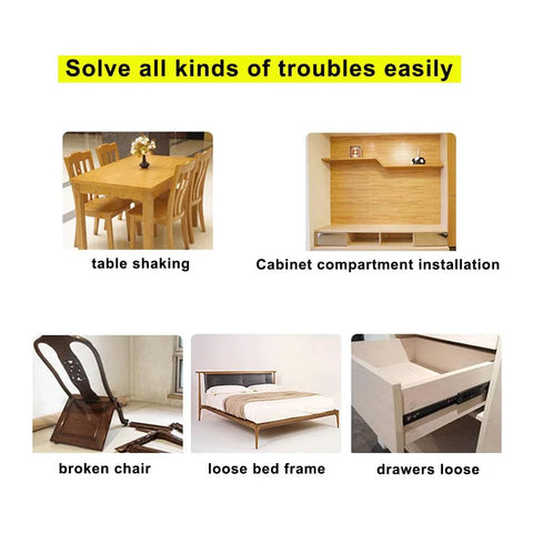 Uses of 12 Inch Flat Mending Plate Set Of 4 Stainless Steel Straight Braces for repairing tables, cabinets, chairs, bed frames, and drawers.