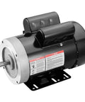 Industrial Grade 1.5HP Electric Motor 1725 RPM Dual Voltage 115V 230V 56C Frame Air Compressor Motor with Keyed Shaft