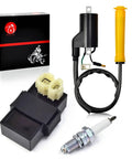 Igniter CDI Box Ignition Coil Spark Plug Kit For Honda TRX400EX Sportrax 1999 Through 2004 2x4 ATV Replacement Parts