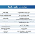 Technical parameters chart for Pro Grade High Precision Load Cell With Indicator For Tension And Compression Weight Sensing On Scales