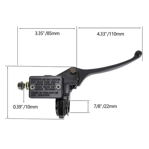 Right Hydraulic Brake Master Cylinder For 50cc To 250cc Dirt Bikes ATVs And Scooters Replacement Part For Taotao 250R TTR125 SSR
