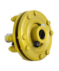 Real Deal 1 3/8 In PTO Slip Clutch Slick Round Ends Adjustable Tractor Friction Clutch built tough carburized steel yellow design