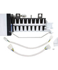Effortless Refrigerator Ice Maker Replacement For PS2121513 Durable High Quality Unit With Easy At Home Installation And Long Lasting Performance That Fits Many Refrigerator Models To Save Money And Downtime For Busy Kitchens, white plastic and metal