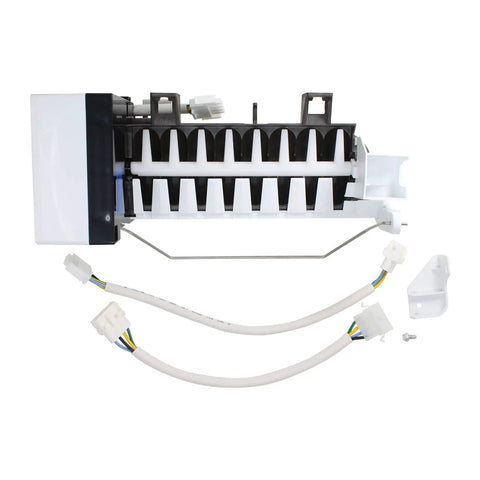 Effortless Refrigerator Ice Maker Replacement For PS2121513 Durable High Quality Unit With Easy At Home Installation And Long Lasting Performance That Fits Many Refrigerator Models To Save Money And Downtime For Busy Kitchens, white plastic and metal