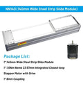 Rock Solid 140Mm Wide X Y Z Axis Ball Screw Linear Rail Stage Built For Heavy Duty Tasks Handles 180Kg Loads Smoothly with steel slide module.