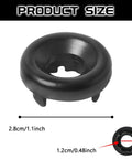 Ford Steering Column Cover Kit For F Series Trucks Upper And Lower Trim Bezel Automatic Overdrive Gear Shifter Ring Cap Replacement Snaps Right In Fits F 150 1992 2007 F 250 350 450 550 1999 2005 Bronco E Series Vans Replaces F2UZ 7A214 CA black plastic cover, 2.8cm x 1.2cm