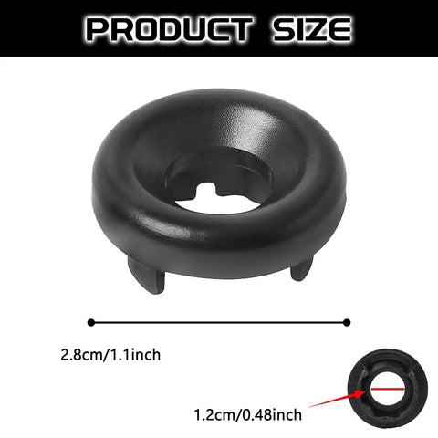 Ford Steering Column Cover Kit For F Series Trucks Upper And Lower Trim Bezel Automatic Overdrive Gear Shifter Ring Cap Replacement Snaps Right In Fits F 150 1992 2007 F 250 350 450 550 1999 2005 Bronco E Series Vans Replaces F2UZ 7A214 CA black plastic cover, 2.8cm x 1.2cm