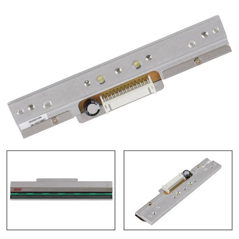 Thermal Print Head Replacement For Barcode Label Printer Top Notch High Resolution Printing For Fast Clear Output Ideal For Industrial Shipping And Warehouse Inventory Management And Labeling Durable Ready To Install, 203dpi metal head