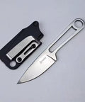 Dope Outdoor Straight Knife With Sheath And Back Clip, 2nd Gen Hiking Knife For Camping And Everyday Carry, Sharp, Durable Field