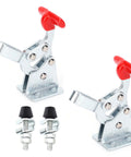Heavy Duty Quick Release Clamp For Woodworking Jigs And Fixtures, Hold Down Toggle Clamp With Horizontal Elbow Design, 2 Piece Set