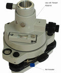 Laser Plummet Tribrach Adapter For Surveying And Leveling With 3 Prong Forced Centering, optical plummet, 8-minute vial visible