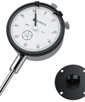 0 To 1 Inch Dial Indicator With 0.001 Inch Resolution, Full Metal Construction Heavy Duty Pro Grade High Precision Gauge