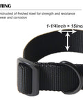 Close-up of D-ring on Heavy Duty Adjustable Rifle Sling 1.25 Inch Nylon Strap With D Ring Loop For Hunting 2 Pack Tactical Gun Sling.