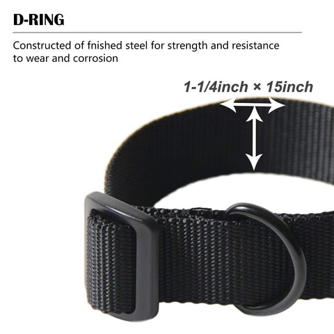 Close-up of D-ring on Heavy Duty Adjustable Rifle Sling 1.25 Inch Nylon Strap With D Ring Loop For Hunting 2 Pack Tactical Gun Sling.