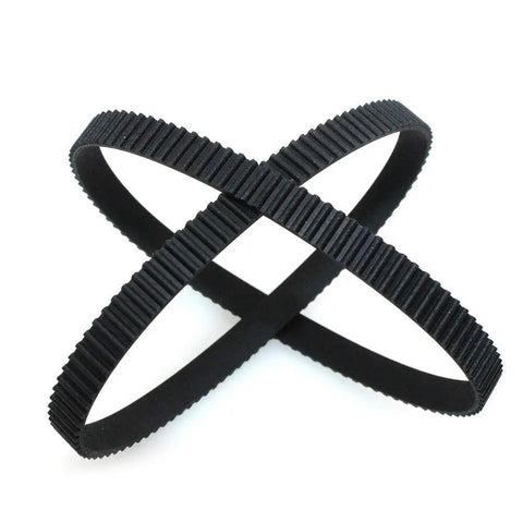 GT2 Timing Belt Closed Loop Rubber Belt 6mm Wide With 2mm Pitch For 3D Printers And CNC Rigs Durable Flexible Low Stretch Pro Grade Includes 110mm 200mm 300mm 400mm 610mm Lengths 5 Pieces