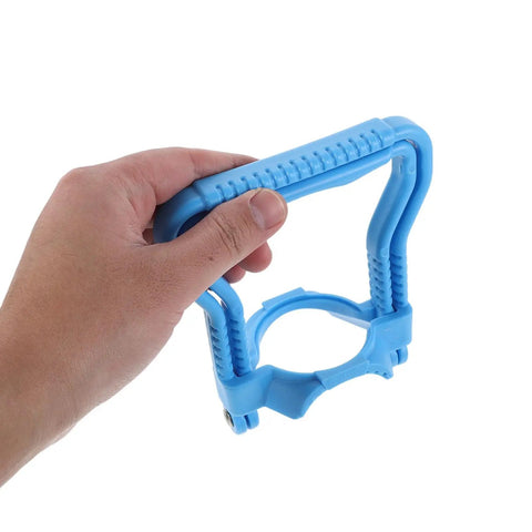 Vicasky Heavy Duty Water Bottle Handle Lifter With Non Slip Grip Works For Buckets And Gallon Jugs Sturdy PP utility carrier in hand