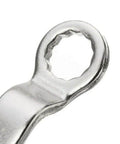 Close-up of wrench in Double Head Sheet Nibbler And Metal Cutter Drill Attachment For Electric Saws Heavy Duty Pro Grade Kit With Wrench