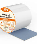 Waterproof Patch And Seal Tape 4 Inch By 13 Foot Extra Thick Adhesive Layer With UV Resistant Backing, roll view