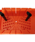 12 Inch Miter Box Kit With Saw Included For No Nonsense Precise Cuts At 90 45 22.5 And 0 Degrees, showing honeycomb base