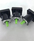 Premium High Speed Planetary Gearbox And Precision Drive Gear Reducer with green output shafts, designed for heavy machinery applications.