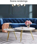 Rock Solid Metal Table Legs Four Pack Tapered Furniture Base With Pre Drilled Mounting Plate on white tables in living room setting.