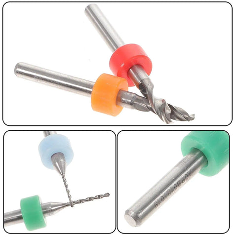 Dope Carbide Micro Drill Bits Set For Jewelry Making And PCB Engraving 30 Pieces Assorted Sizes 0.1 To 3.0mm, close-up view