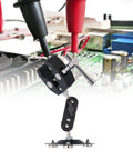 Pro Grade Soldering Stand Clamp With Magnetic Helping Hands 360 Degree Rotation Rubber Pad Jaws For Electronics Repairs