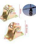Heavy Duty V Groove Wheel And Sliding Gate Casters Built Tough Runs Butter Smooth For Quick Sliding Door Setup No Hassle Track Roller Bearing That Holds Up Sweet On Any Daily Job Site Or Workshop, 25mm and 31mm sizes.