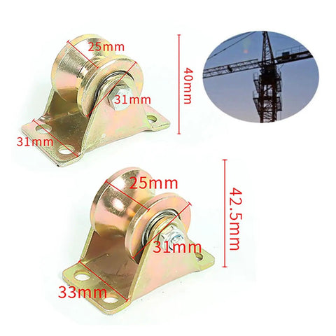 Heavy Duty V Groove Wheel And Sliding Gate Casters Built Tough Runs Butter Smooth For Quick Sliding Door Setup No Hassle Track Roller Bearing That Holds Up Sweet On Any Daily Job Site Or Workshop, 25mm and 31mm sizes.