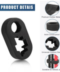 Rust-Resistant Hi-Lift Jack Handle Keeper Accessory Upgrade Bar Protector made of premium rubber for secure handle transport.