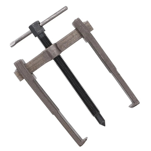 Heavy Duty Carbon Steel Two Jaw Bearing Puller And Two Claw Gear Extractor Kit on white background, showcasing 120mm stroke and robust design.