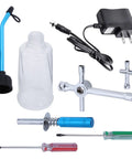 Nitro Starter Kit With Nitro Igniter, Glow Plug Driver, Fuel Tank, Charger And Hex Wrenches For RC Nitro Cars, Boats, Planes