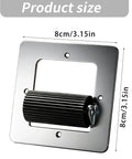 Pro-Grade Wire Guide Roller For Electricians, Heavy Duty Steel Frame Lets You Pull Cables Smoothly Through Openings, 3.15 X 3.15 In, Galvanized Wire Feeder For Installation, Repair, Renovation And Home Projects, 3.15in size