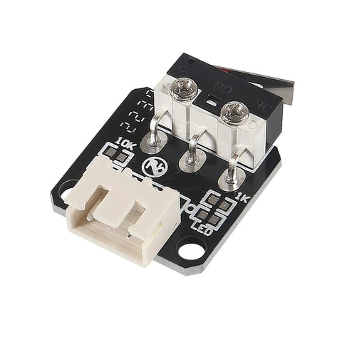 Close-up of Five Pack Micro Mechanical Switches for 3D Printers End Stop Limit Switch 3 Pin NO NC Easy Install for RAMPS 1.4 RepRap CR10 Ender 3.