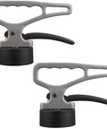 2 Pack Heavy Duty Magnetic Pickup Tool With Quick Release Lift Magnet, ergonomic handle, compact design for metalworking projects