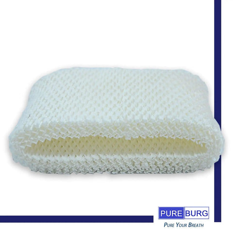 Close-up of Four Pack Humidifier Wick Filters Made To Fit Honeywell HAC-504 Series And Filter A, textured white material