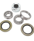 Boat Trailer Axle Bearing Kit For Tandem Axles 1.25 In To 1.75 In With Inner Outer Bearings Races Seals Pins Caps Nuts Washers