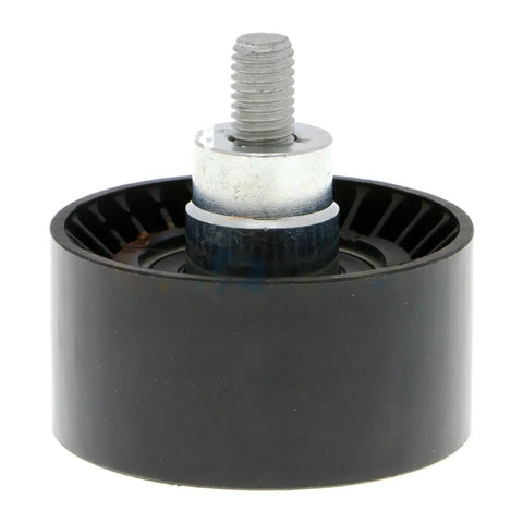 Ultimate Accessory Drive Belt Idler Pulley For BMW M235i XDrive 2015-2016 top view showing pulley with metal center.