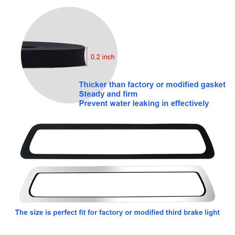 Ford F150 Third Brake Light Seal Gasket Beefed-Up Replacement With Thick Foam, Heavy Duty Water Leak Barrier For 2009 2010 2011 2012 2013 2014 Pickup, Easy Install And Durable Seal, 0.2 inch thick gasket