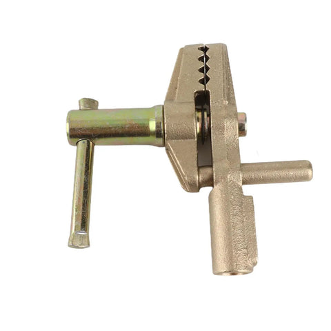Heavy Duty 600A Brass Welding Ground Clamp With Screw Connection For All Copper Cables Anti Oxidation Heavy Metal Jobs Like Ship Yards.